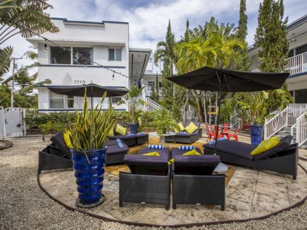 Beachside Apartment Hotel Patio View
